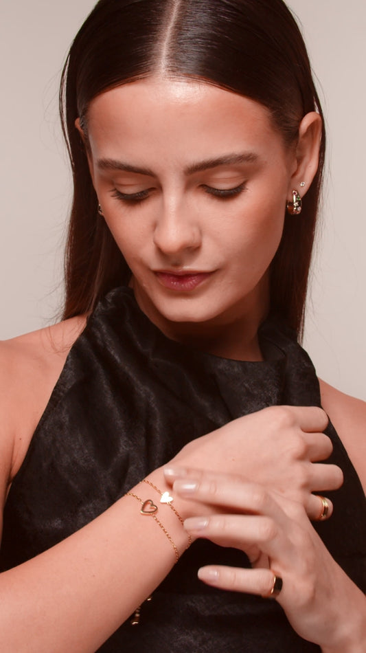 Mutter & Tochter Herzarmbänder